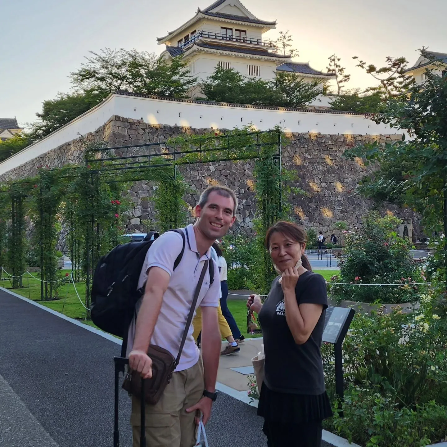 フランスから、フランス人のお友達が６年ぶりに日本へやってきて...