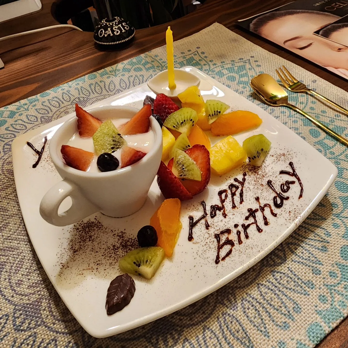 誕生日予約でした。